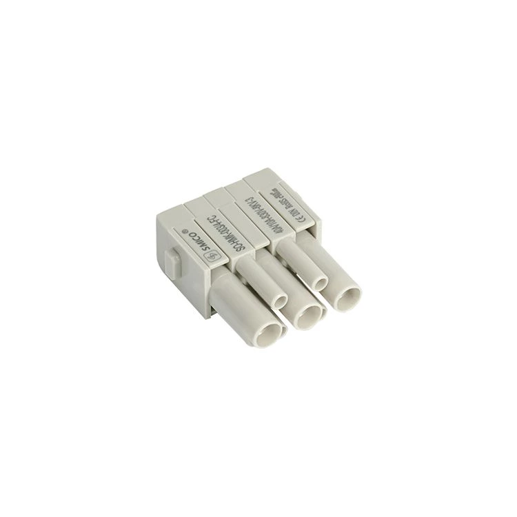 موصل كهربائي عالي التحمل HMK 003 plus 4 ذو 7 دبابيس مع جهات اتصال مجعدة من سبيكة النحاس