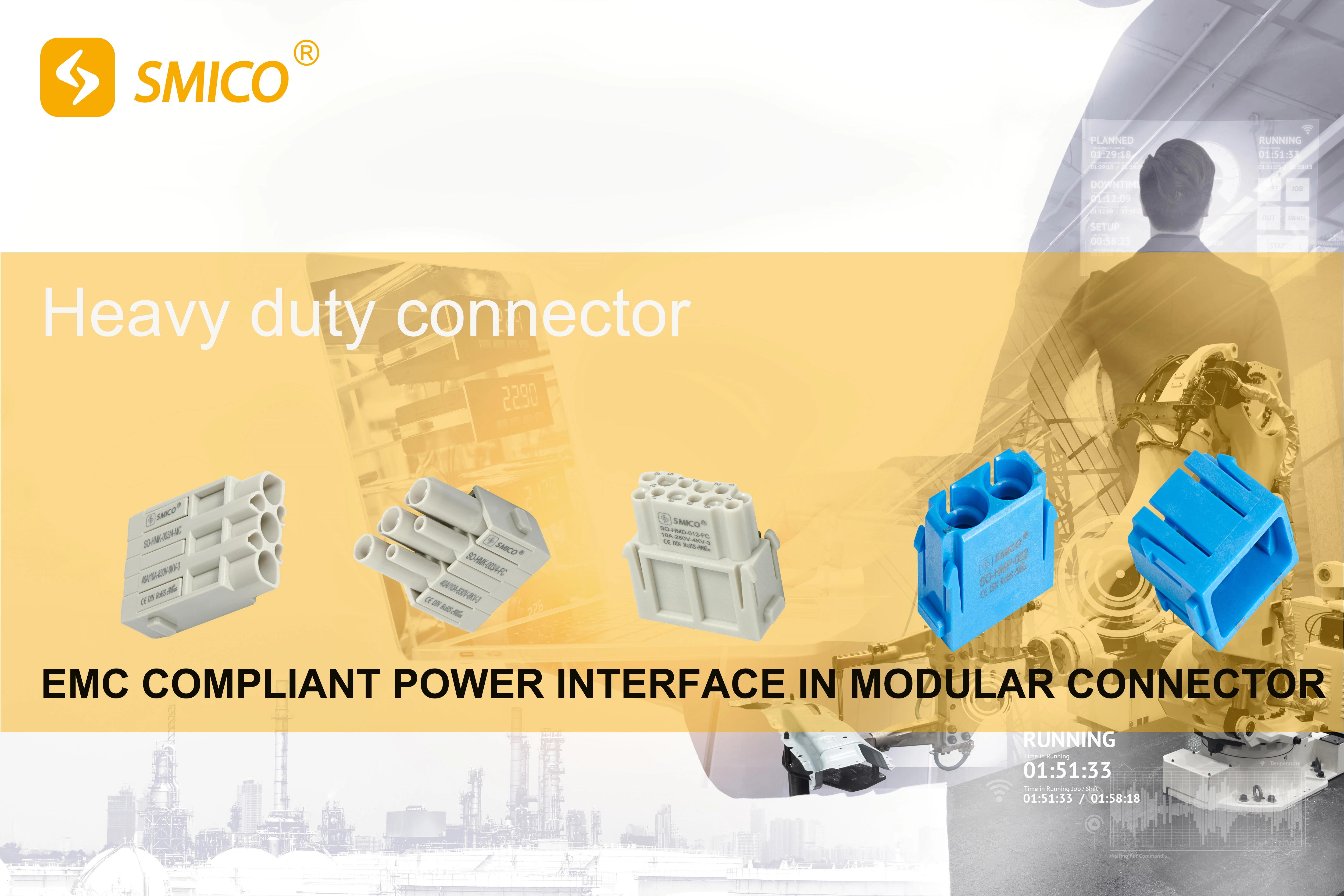 خط إنتاج السيارات من موصلات SMICO شديدة التحمل