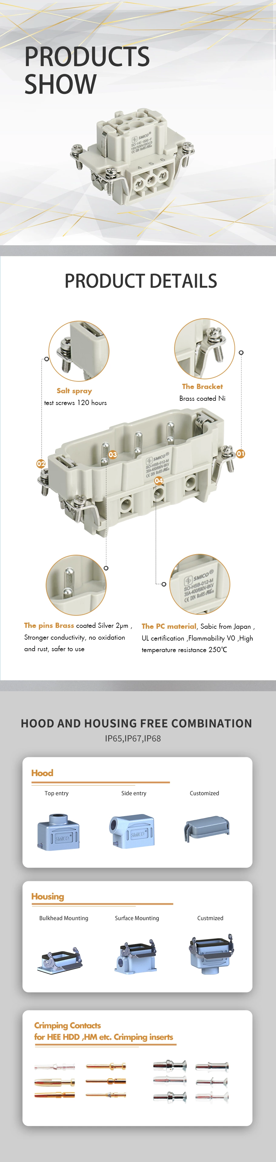 09330062701 موصل عالي التحمل لـ KUKA Industrial Solution 6 pin أنثى