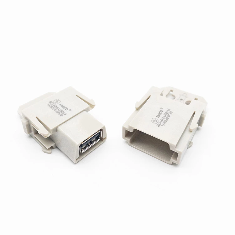 موصل عالي التحمل HM-USB-F وحدة ذكر لتغيير الجنس 09140014701