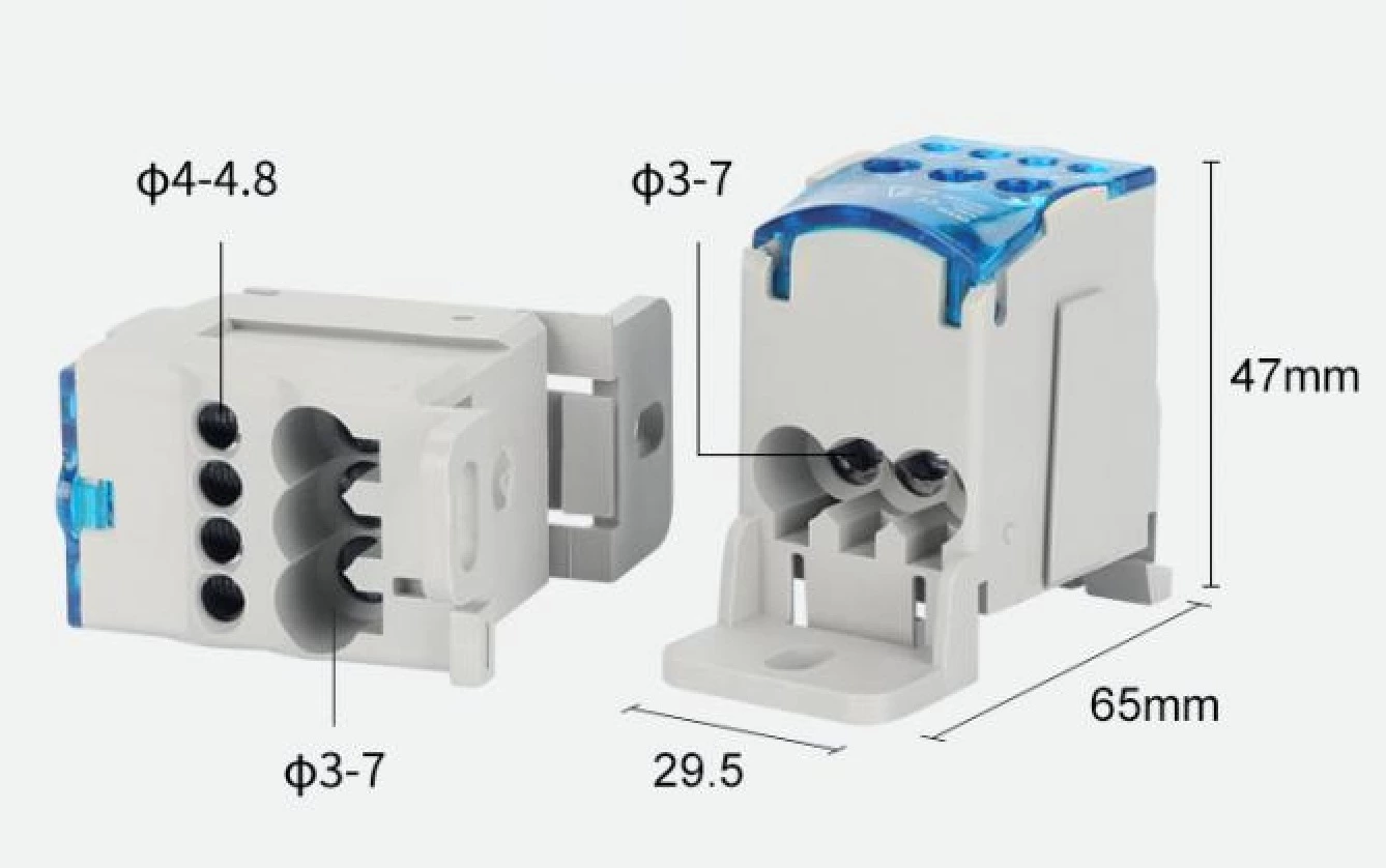 صندوق توصيل طرفي Din Mount 80a UK