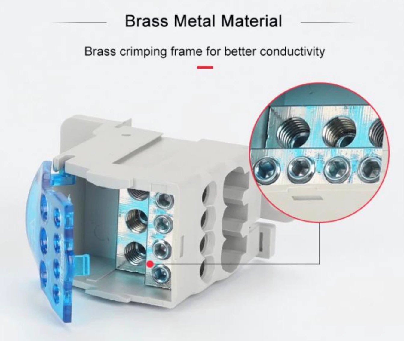 صندوق كتلة طرفية لتوزيع الطاقة UKK Din Rail UKK 500A