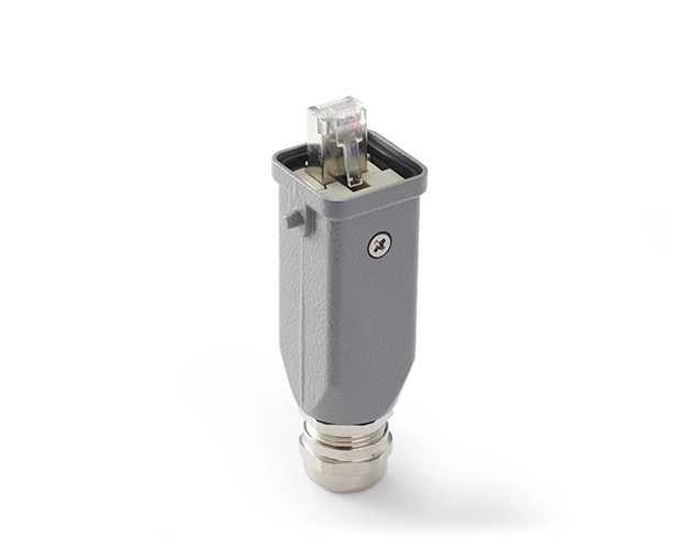 موصل عالي التحمل لوحدة تبديل إيثرنت H3A RJ45 H3A-TE-2B-M20-RJ45