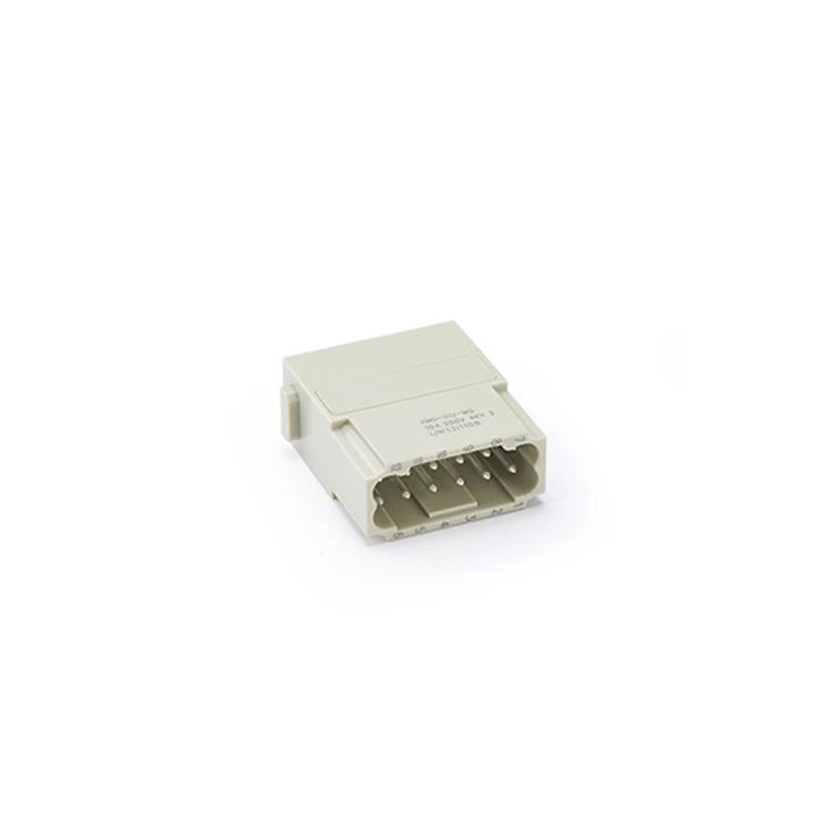 موصل HMD-012-MQ ذكر عالي التحمل ذو 12 سنًا مع نهاية وحدة القفل السريع